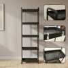 5 layer multipurpose rolling storage rack (1 pc)