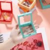 transparent jewellery display box (7x7 cm / 1 pc)