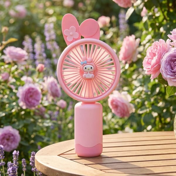cute cartoon design rechargeable mini handheld fan (1 pc) cute cartoon design rechargeable mini handheld fan (1 pc)