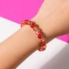 elegant beaded stretch bracelet (1 pc)