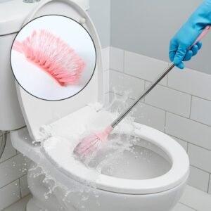 long handle toilet cleaning brush (1 pc)