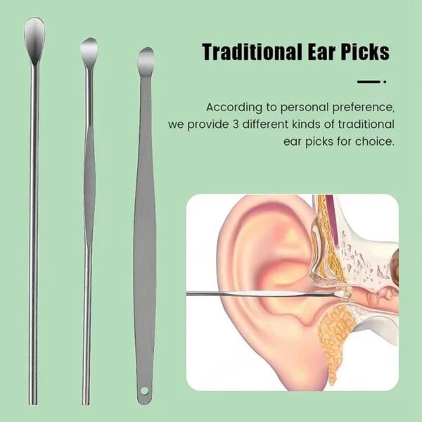 6 in 1 stainless steel ear cleaning tool kit (1 pc) 6 in 1 stainless steel ear cleaning tool kit (1 pc)