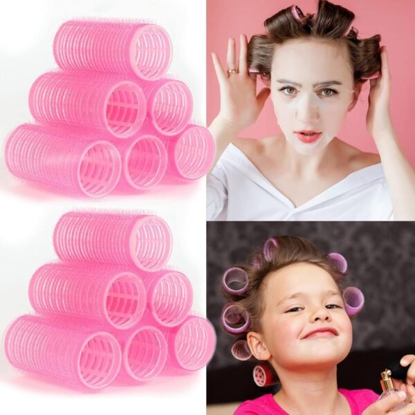 premium self grip hair rollers (6 pc / set )