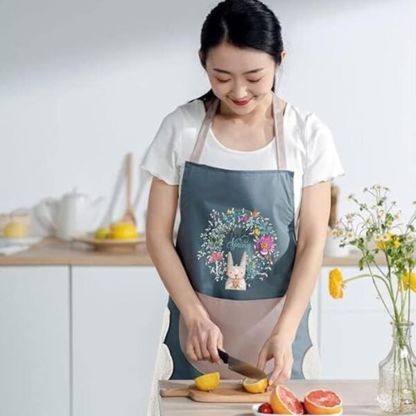 multipurpose kitchen cooking apron with front pocket (1 pc) multipurpose kitchen cooking apron with front pocket (1 pc)