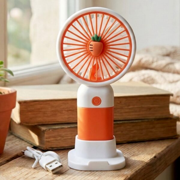 rechargeable mini handheld fan (1 pc)