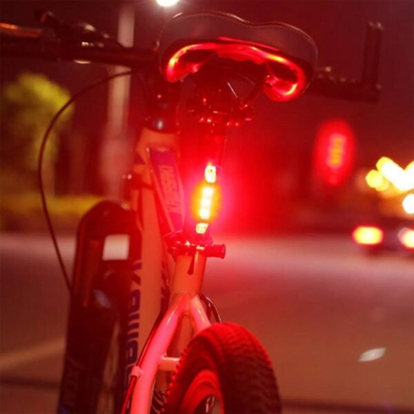 usb rechargeable bicycle led tail light set (1 set)