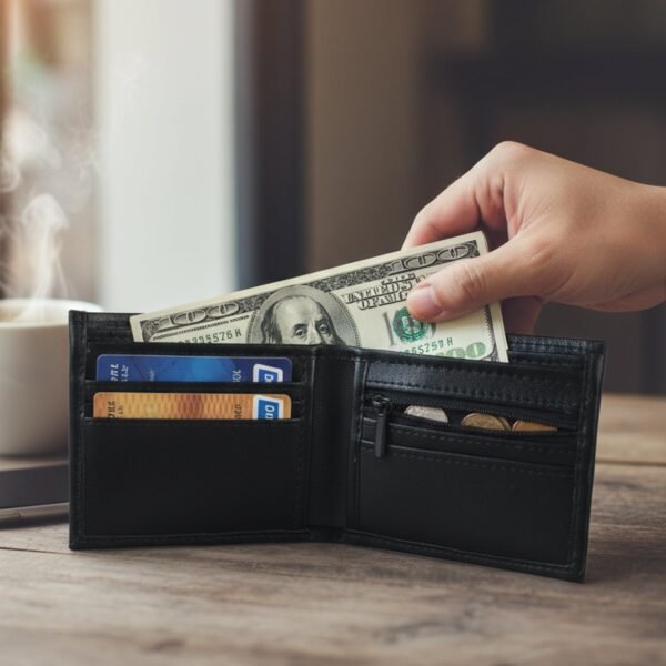 classic gents bi fold wallet (1 pc)