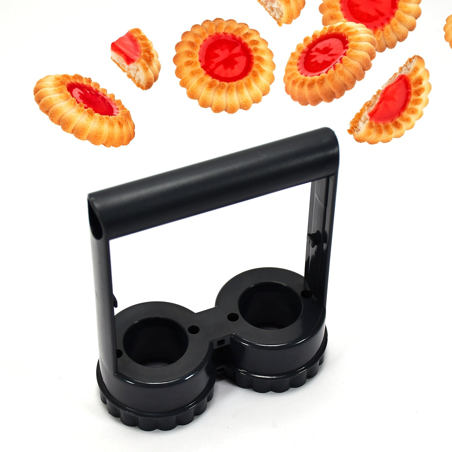 plastic handle scalloped edge shape cookie cutter biscuit mold cake decoration tools plastic handle scalloped edge shape cookie cutter biscuit mold cake decoration tools