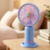 dual use rechargeable mini handheld & table fan (1 pc) dual use rechargeable mini handheld & table fan (1 pc)