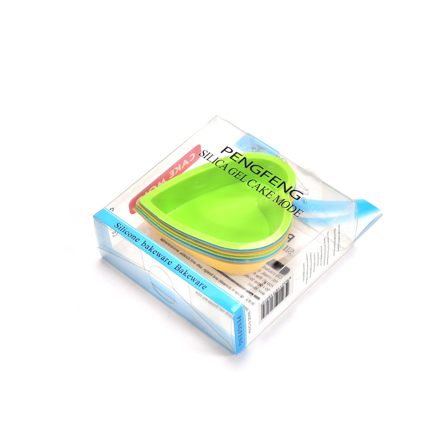 heart shaped silicone cake mold – baking tools & bakeware (pack of 6) heart shaped silicone cake mold – baking tools & bakeware (pack of 6)