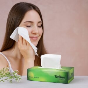 freshee premium skin friendly facial tissues â€” 100 pc box (18 x 20 cm)