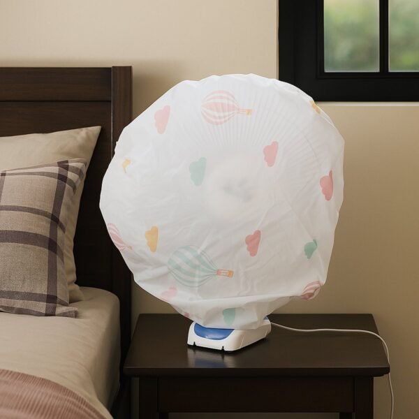 protective dust cover for table fan (45 cm, 1 pc)