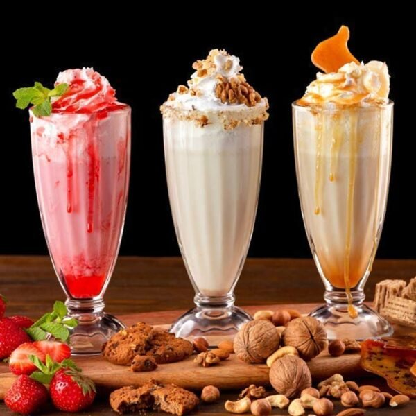 apex premium dessert & falooda glasses (approx 400ml / 6 pc)