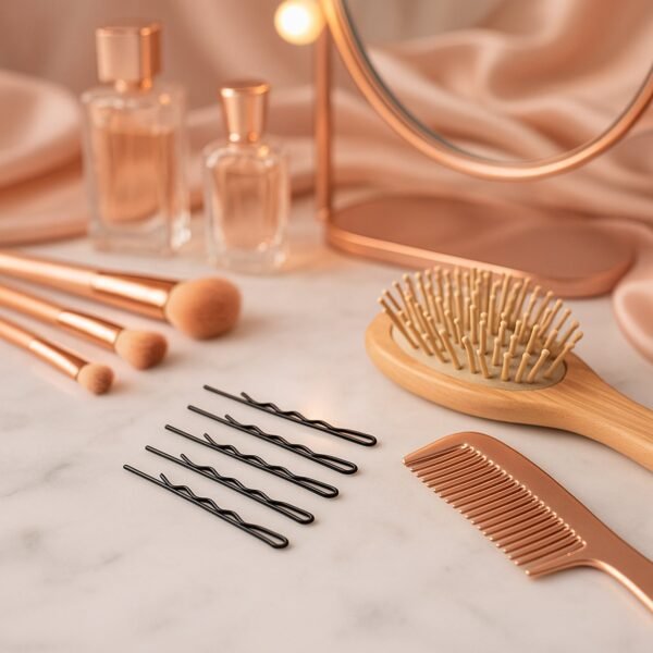 small black hair bobby pins (36 pc)