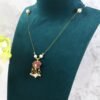 traditional lotus motif pendant chain (1 pc)