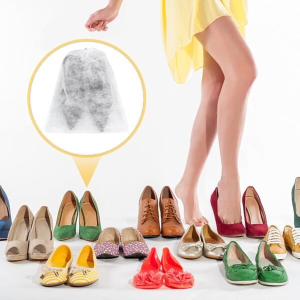 non woven drawstring shoe storage bag (48 x 31 cm / 1 pc)