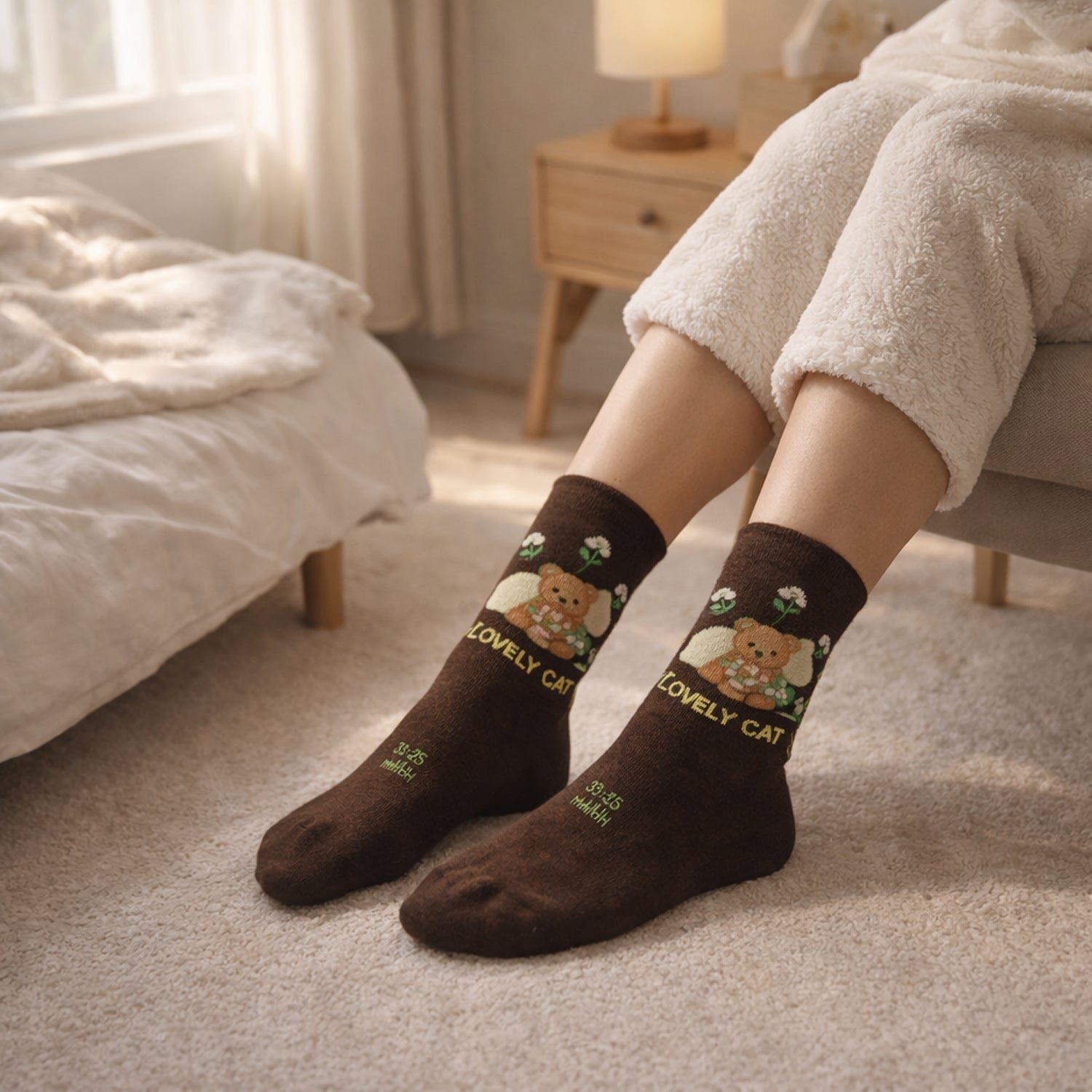 premium soft light socks (1 pair / long) premium soft light socks (1 pair / long)