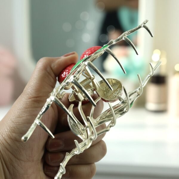 decorative berry fruit design hair claw clip (1 pc)