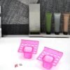 2 in 1 tumbler dish & toothbrush holder (2 pcs)