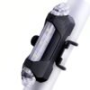 rechargeable led bicycle front & rear safety light (1 pc)