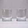 2 wine glasses & marble holder attractive design for hotels & cafes