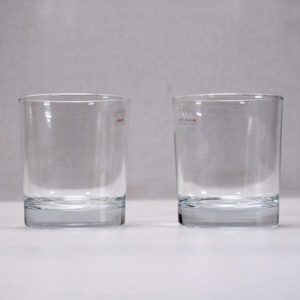 2 wine glasses & marble holder attractive design for hotels & cafes
