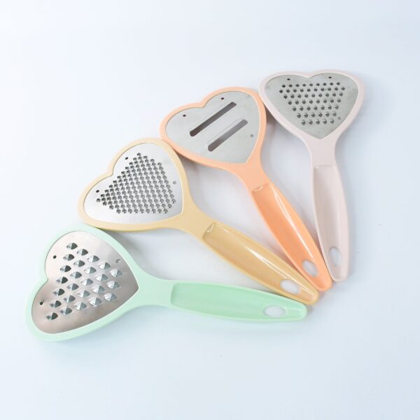 heart grater set and heart grater slicer used for grating and slicing of fruits, vegetables heart grater set and heart grater slicer used for grating and slicing of fruits, vegetables