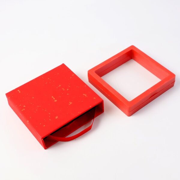 transparent jewellery display box (9x9 cm / 1 pc)