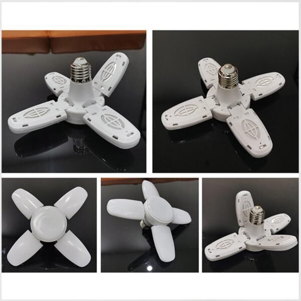 foldable led fan blade bulb 28v (1 pc)