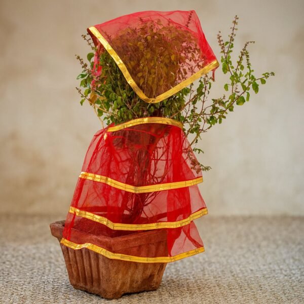 premium tulsi vastra pooja cloth â€“ 2 piece set