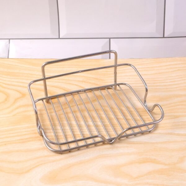 premium stainless steel soap holder (1 pc)