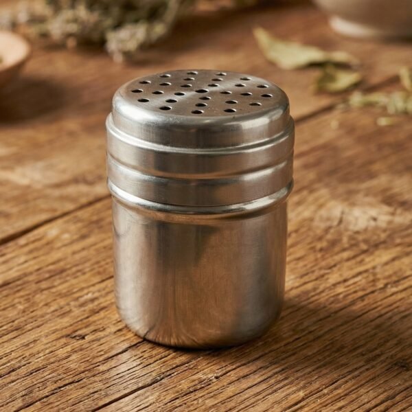 multipurpose stainless steel spice shaker container (1 pc)