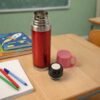 insulated travel mug bottle with handle lid (500 ml)