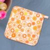 kitchen heat resistant quilted pot holder & oven mitt pad (1 pc / 16x16 cm)
