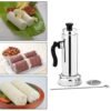 puttu maker set with steamer plate & pressure cooker top, stainless steel