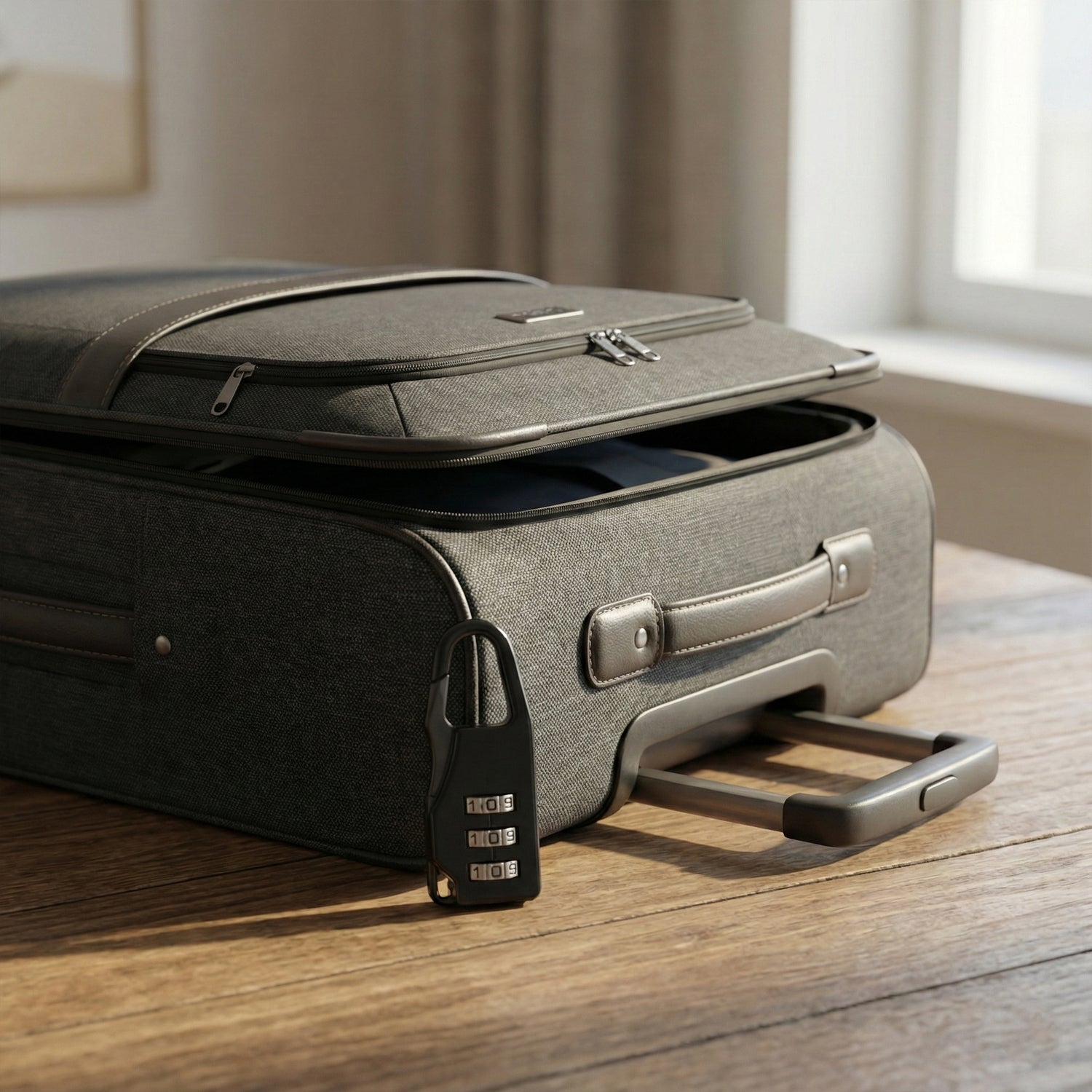 secure 3 digit combination travel lock (1 pc)