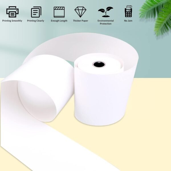 thermal label roll for barcode printing (78 Ã— 60 mm)