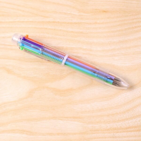 6 in 1 multicolor ball point pen