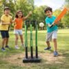 cricket stump set with heavy base stand (1 set)