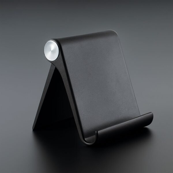 plastic foldable desktop mobile stand (1 pc / black)