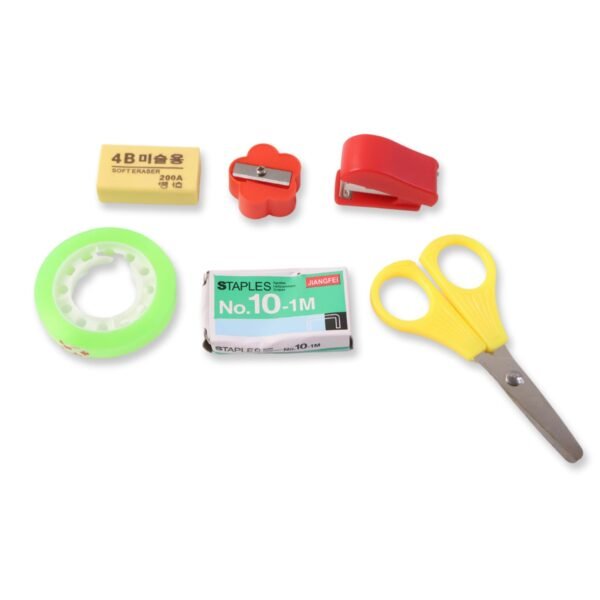 6 in 1 multipurpose mini stationery kit for students