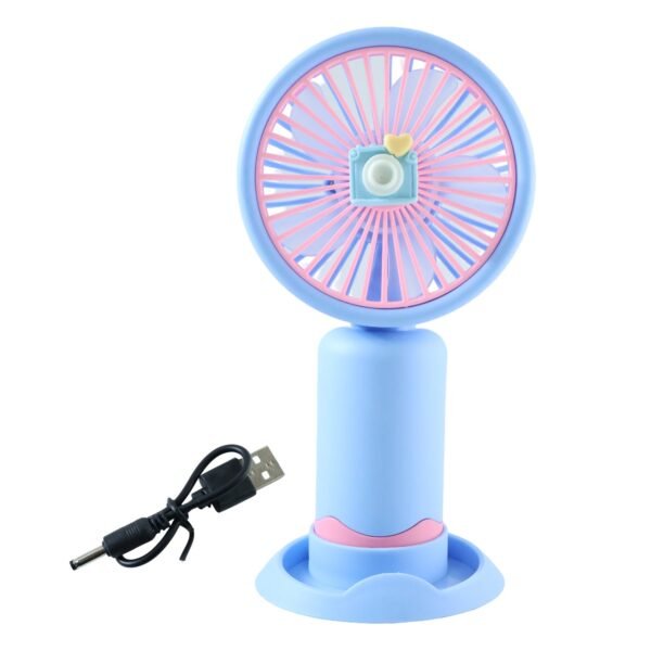 dual use rechargeable mini handheld & table fan (1 pc) dual use rechargeable mini handheld & table fan (1 pc)