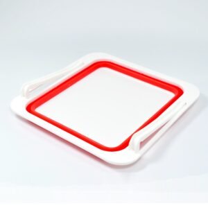 refrigerator folding storage box â€“ fridge basket, sliding storage racks & tray