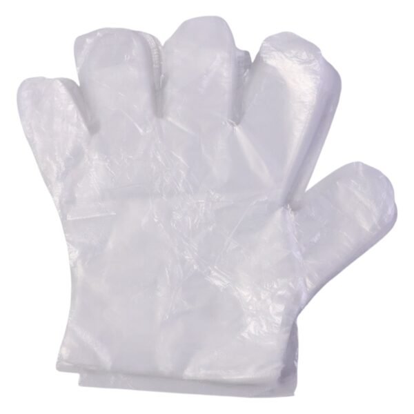 disposable transparent plastic gloves (100 piece pack) disposable transparent plastic gloves (100 piece pack)