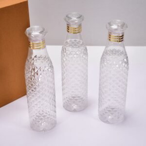 water bottle with diamond cut used by kids, children's ( 3 pcs ) water bottle with diamond cut used by kids, children's ( 3 pcs )