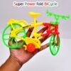 plastic foldable kids bicycle toy