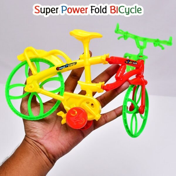 plastic foldable kids bicycle toy