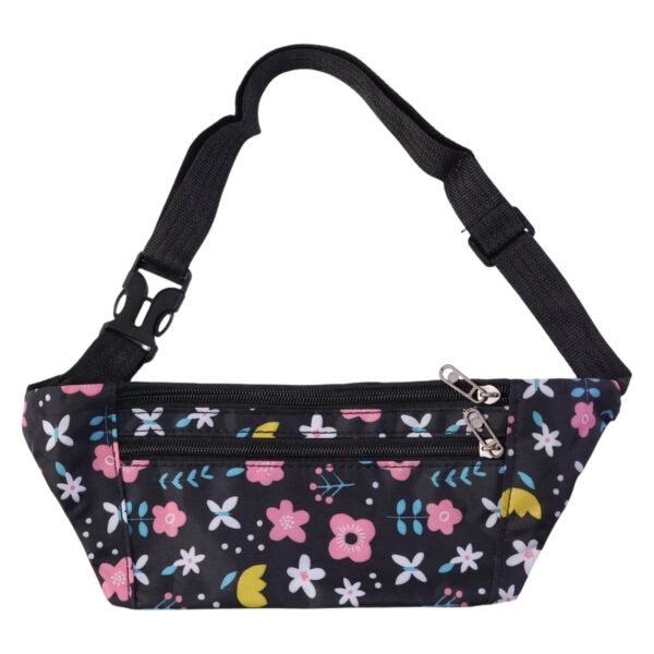floral print adjustable waist bag / fanny pack (1 pc)