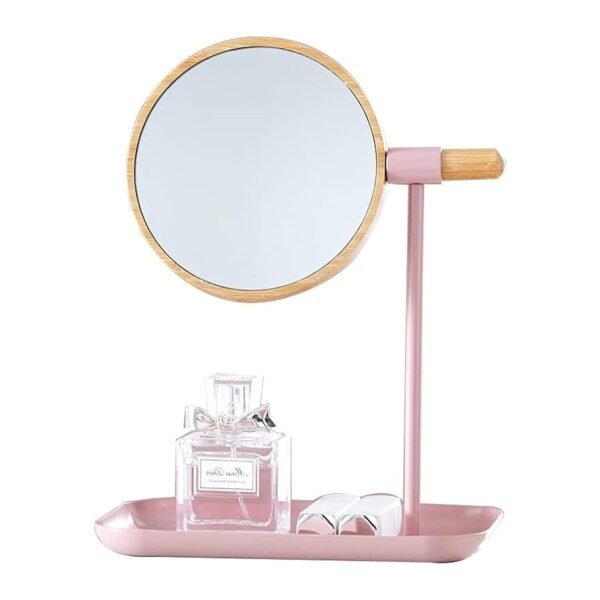 modern round tabletop makeup mirror (1 set) modern round tabletop makeup mirror (1 set)