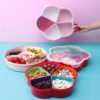 5compartments party food storage snack nuts box